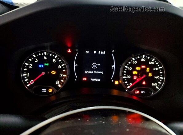 ZACNJBB14KPJ93722 2019 JEEP RENEGADE Charcoal Instrument cluster view