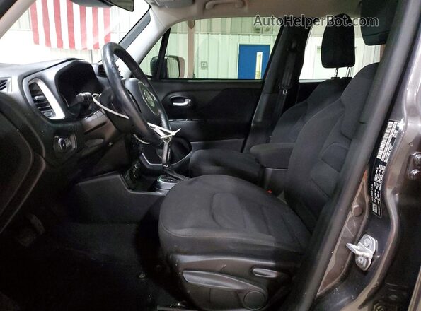 ZACNJBB14KPJ93722 2019 JEEP RENEGADE Charcoal Front interior view