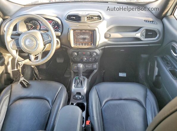 ZACNJBB14LPM03639 2020 JEEP RENEGADE White Առջևի վահանակի տեսք