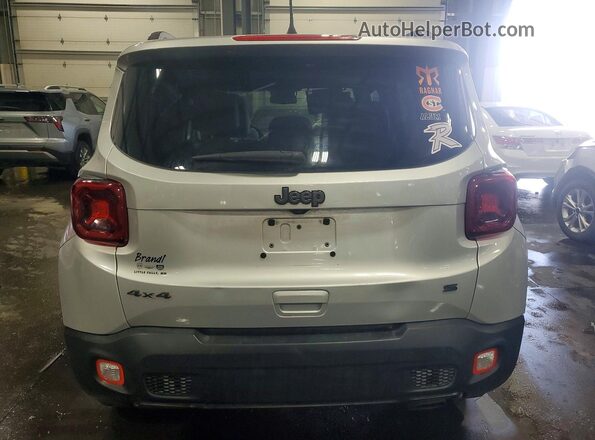 ZACNJBB19KPK40646 2019 JEEP RENEGADE Silver Հետևի տեսք