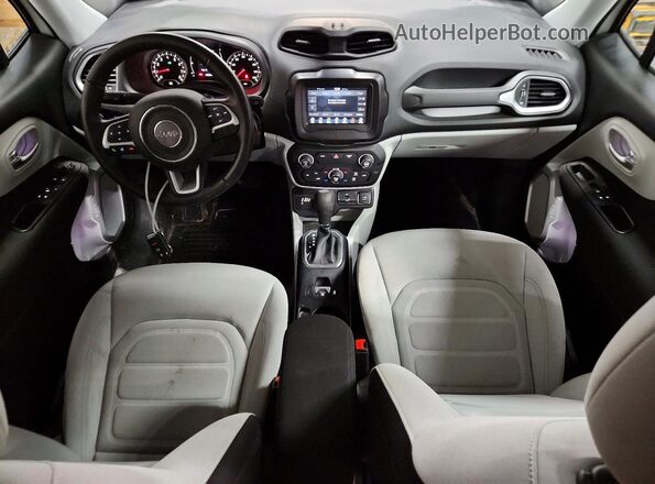 ZACNJBBB1KPJ78667 2019 JEEP RENEGADE White წინა პანელის ხედი