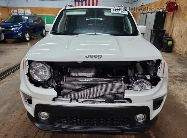 ZACNJBBB1KPJ78667 2019 JEEP RENEGADE White წინა ხედი