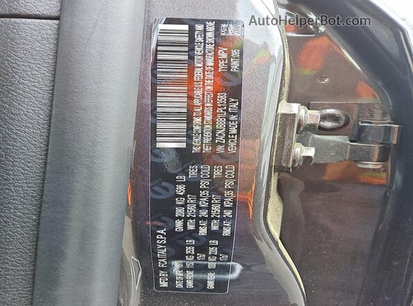 ZACNJBBB1LPL13583 2020 JEEP RENEGADE Gray VIN კოდის სტიკერის ხედი
