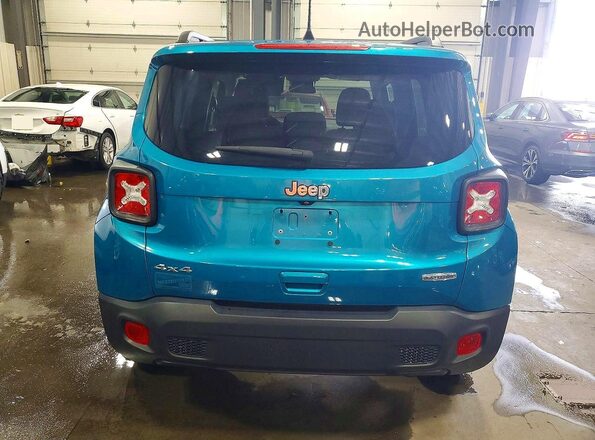 ZACNJBBB1LPL15270 2020 JEEP RENEGADE Синий Вид сзади