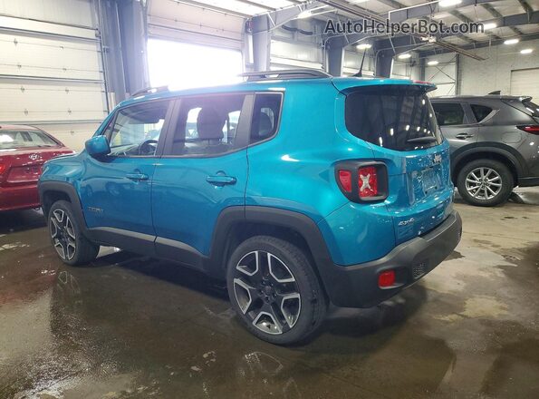 ZACNJBBB1LPL15270 2020 JEEP RENEGADE Синий Задняя левая четверть