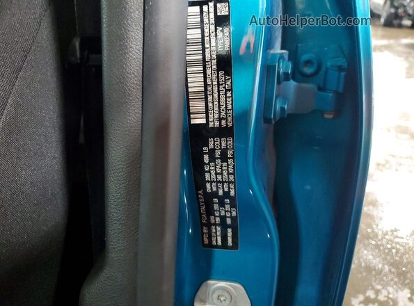 ZACNJBBB1LPL15270 2020 JEEP RENEGADE Синий Вид наклейки с VIN-кодом