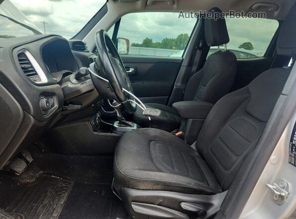 ZACNJBBB2KPK47804 2019 JEEP RENEGADE Silver Вид салону спереду