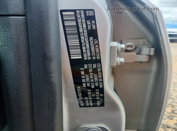 ZACNJBBB2KPK47804 2019 JEEP RENEGADE Silver Вид наклейки з VIN-кодом