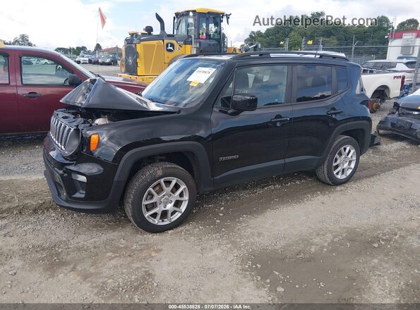ZACNJBBB2KPK74968 2019 JEEP RENEGADE Черный Передняя левая четверть