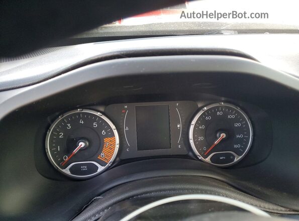 ZACNJBBB2LPK95532 2020 JEEP RENEGADE Black ხელსაწყოთა პანელის ხედი