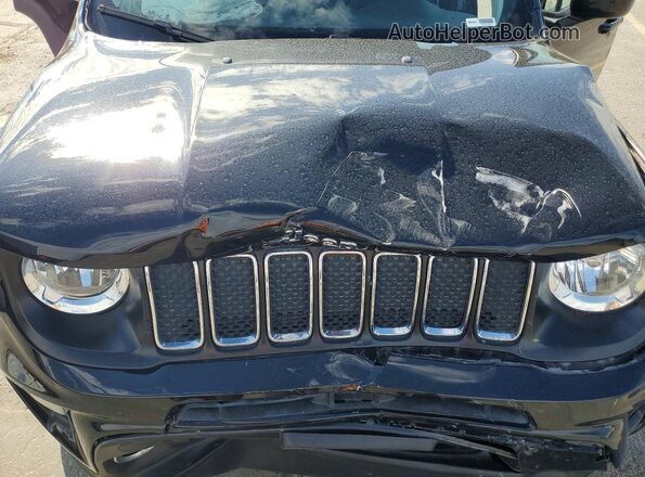 ZACNJBBB2LPK95532 2020 JEEP RENEGADE Black ძრავის განყოფილების ხედი