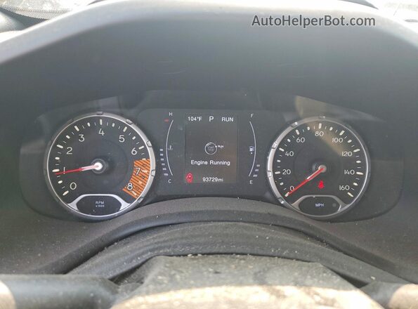 ZACNJBBB4KPJ79182 2019 JEEP RENEGADE Black Instrument cluster view