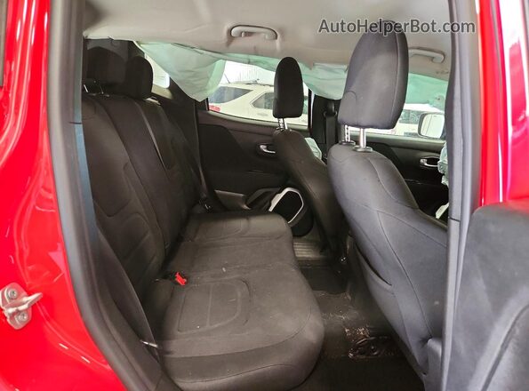 ZACNJBBB4KPK01150 2019 JEEP RENEGADE Red უკანა სალონის ხედი