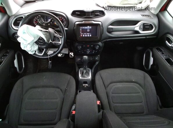 ZACNJBBB4KPK01150 2019 JEEP RENEGADE Red წინა პანელის ხედი