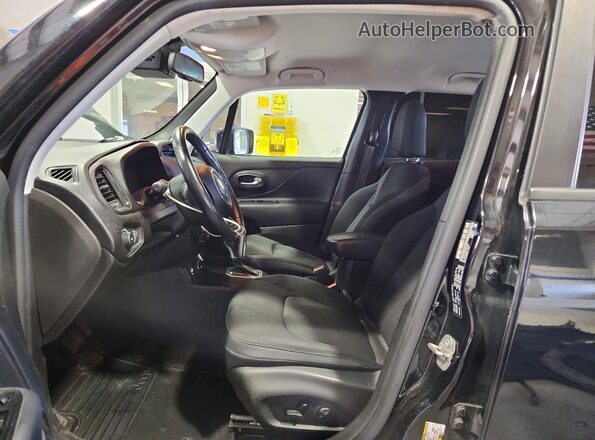ZACNJBBB4KPK26873 2019 JEEP RENEGADE Black Вид салону спереду