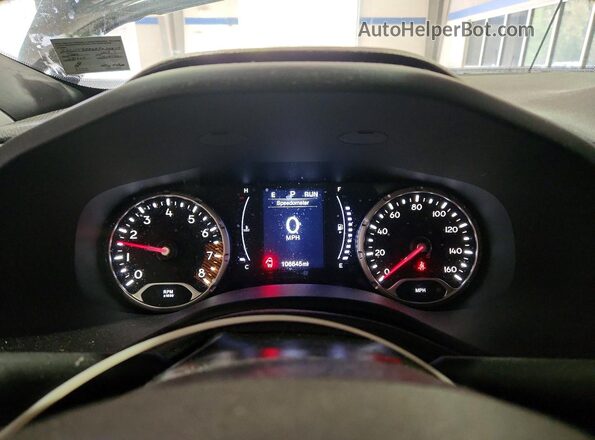ZACNJBBB4KPK26873 2019 JEEP RENEGADE Black Вид щитка приладів