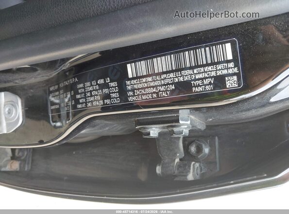 ZACNJBBB4LPM01284 2020 JEEP RENEGADE Black Շարժիչի բաժամունքի տեսք