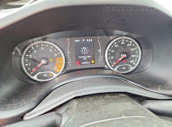 ZACNJBBB5KPK39079 2019 JEEP RENEGADE Turquoise Вид щитка приладів