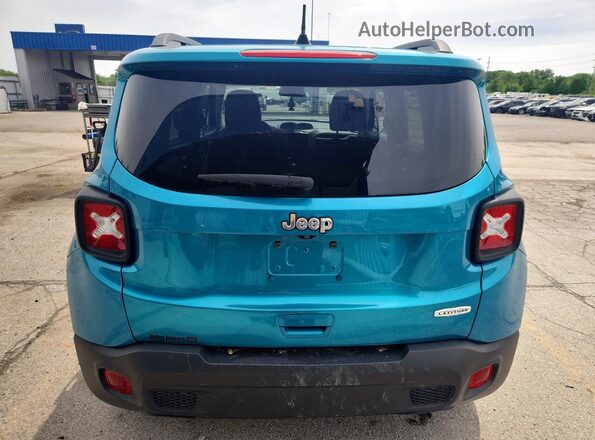 ZACNJBBB5KPK39079 2019 JEEP RENEGADE Turquoise Вид ззаду