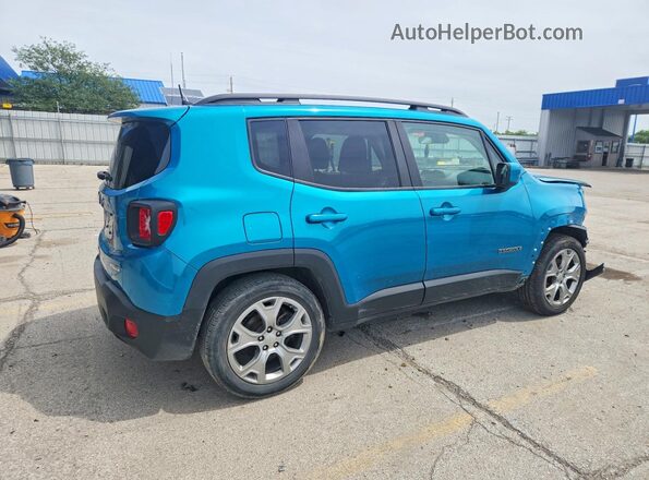 ZACNJBBB5KPK39079 2019 JEEP RENEGADE Turquoise Задня права чверть