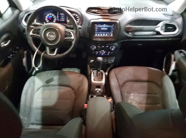 ZACNJBBB5KPK73264 2019 JEEP RENEGADE Gray Widok deski rozdzielczej