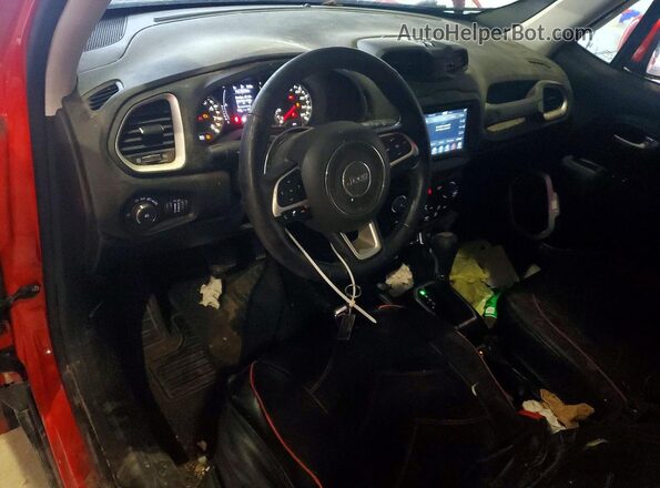 ZACNJBBB5LPL23310 2020 JEEP RENEGADE Red წინა პანელის ხედი