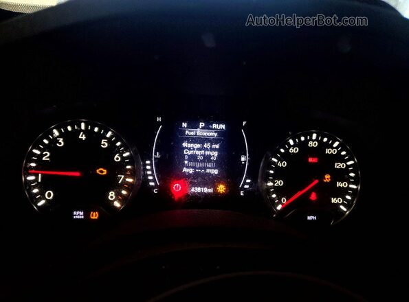 ZACNJBBB5LPL23310 2020 JEEP RENEGADE Red ხელსაწყოთა პანელის ხედი