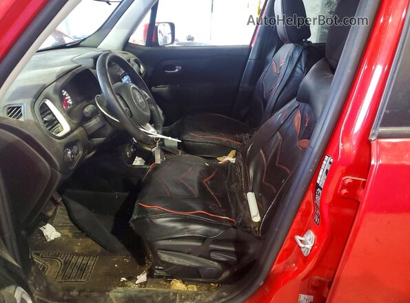 ZACNJBBB5LPL23310 2020 JEEP RENEGADE Red წინა სალონის ხედი