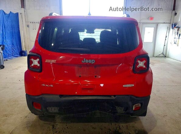 ZACNJBBB5LPL23310 2020 JEEP RENEGADE Red უკანა ხედი