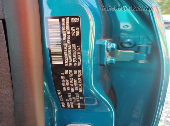 ZACNJBBB5LPL56856 2020 JEEP RENEGADE Синий Вид подкапотного пространства