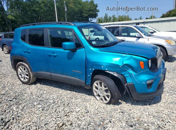ZACNJBBB5LPL56856 2020 JEEP RENEGADE Синий Передняя правая четверть