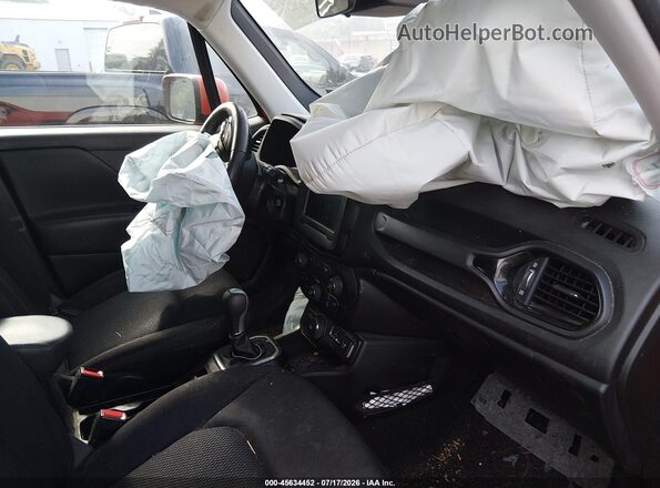 ZACNJBBB6KPJ93181 2019 JEEP RENEGADE Orange Widok wnętrza z przodu