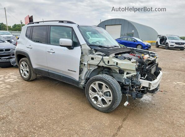 ZACNJBBB6KPK48258 2019 JEEP RENEGADE Silver Przód prawy