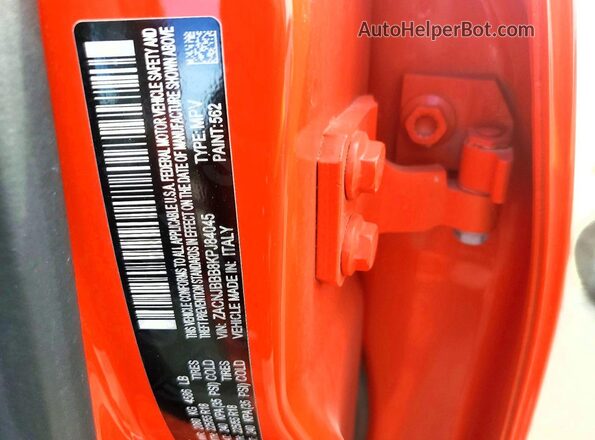 ZACNJBBB8KPJ84045 2019 JEEP RENEGADE Two Tone Панорамний вид салону 360°