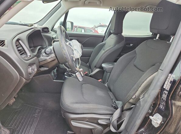 ZACNJBBB8LPL25844 2020 JEEP RENEGADE Black Vista interior delantera