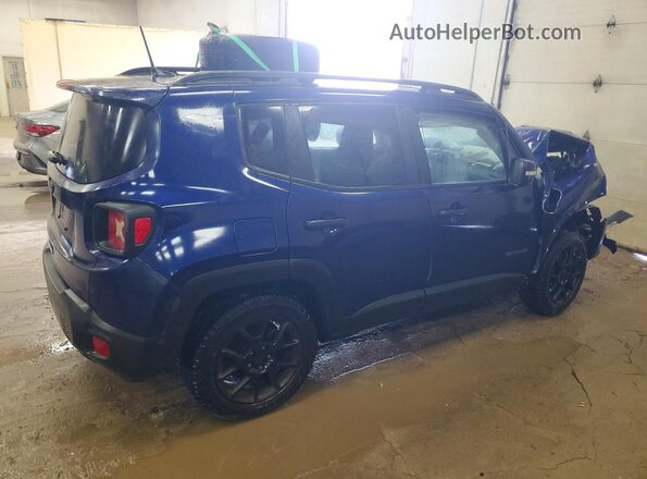 ZACNJBBB9KPK18669 2019 JEEP RENEGADE Blue Trasero derecho