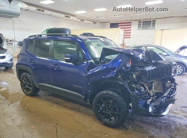 ZACNJBBB9KPK18669 2019 JEEP RENEGADE Blue Delantero derecho