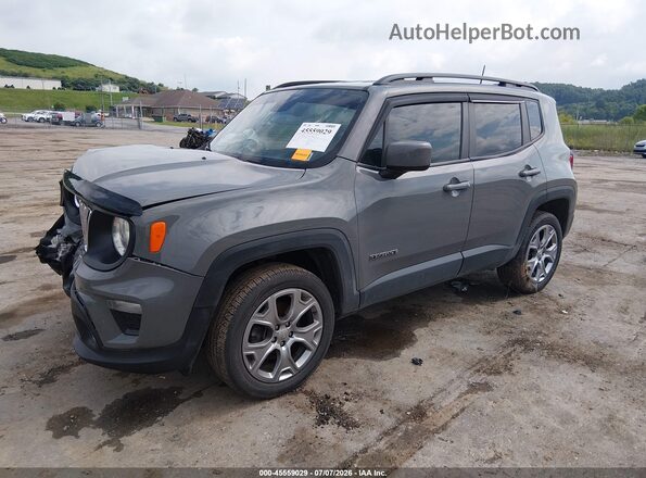ZACNJBBB9KPK50554 2019 JEEP RENEGADE Gray Vista tres cuartos delantera izquierda