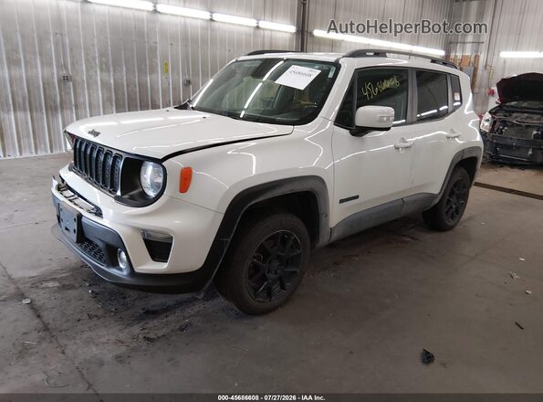 ZACNJBBB9LPK98072 2020 JEEP RENEGADE White Առջևի ձախ երեք քառորդ տեսարան