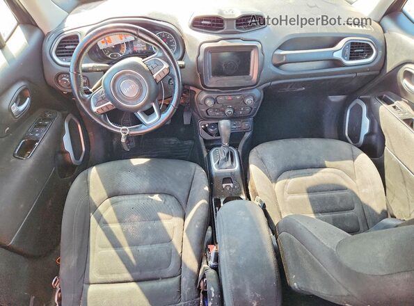 ZACNJBBBXKPJ84063 2019 JEEP RENEGADE Gray Dashboard view
