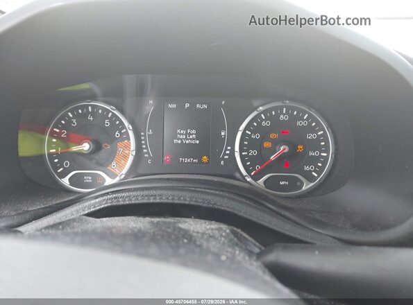 ZACNJBBBXKPK47906 2019 JEEP RENEGADE Белый Вид задних сидений