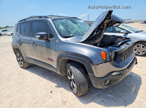 ZACNJBC11KPJ90615 2019 JEEP RENEGADE Gray Առջևի աջ