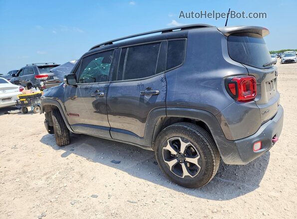 ZACNJBC11KPJ90615 2019 JEEP RENEGADE Gray Հետևի ձախ