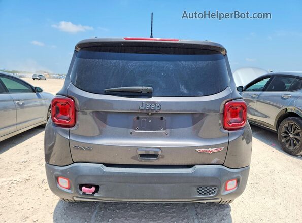ZACNJBC11KPJ90615 2019 JEEP RENEGADE Gray Հետևի տեսք