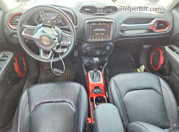 ZACNJBC11KPJ90615 2019 JEEP RENEGADE Gray Առջևի վահանակի տեսք