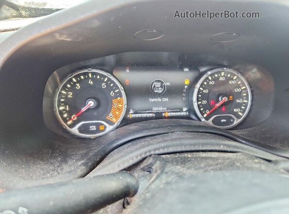 ZACNJBC11KPJ90615 2019 JEEP RENEGADE Gray Սարքավորումների վահանակի տեսք