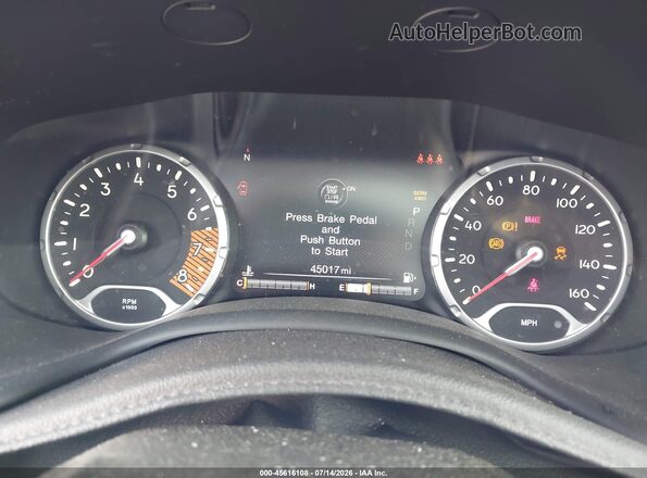 ZACNJBC11KPK00091 2019 JEEP RENEGADE White Вид задніх сидінь