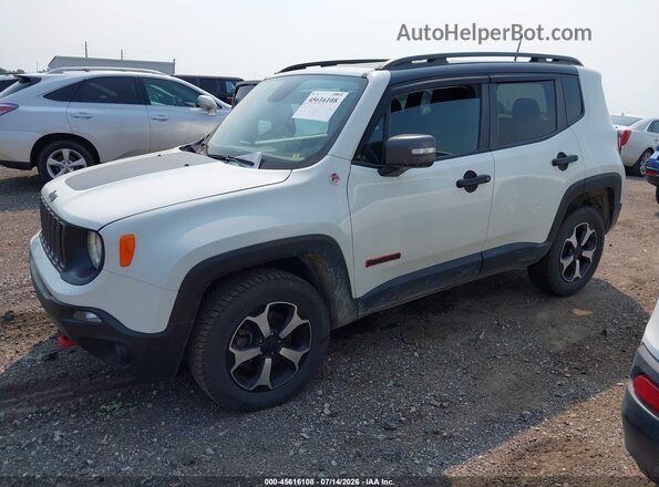 ZACNJBC11KPK00091 2019 JEEP RENEGADE White Передня ліва чверть