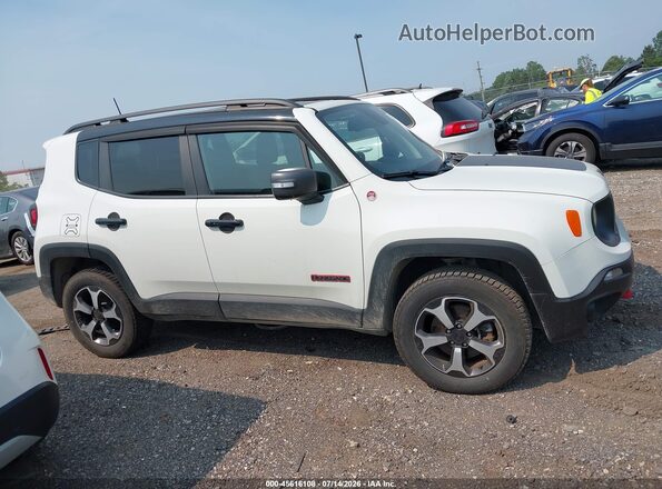 ZACNJBC11KPK00091 2019 JEEP RENEGADE White Вид задньої частини салону