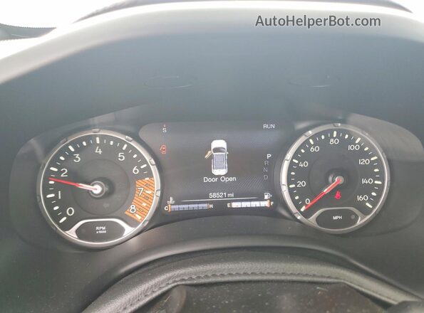 ZACNJBC11LPL51532 2020 JEEP RENEGADE White Вид щитка приладів
